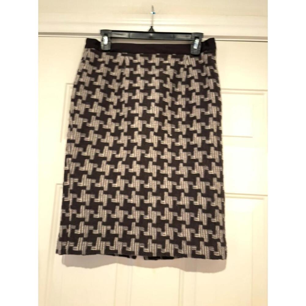 Women's black/grey Boden skirt sz 8 #782‎